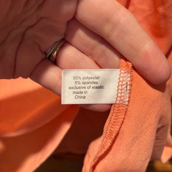 Lane Bryant Swing Flutter Sleeve Top in Orange size 18/20 NWT - Picture 5 of 6